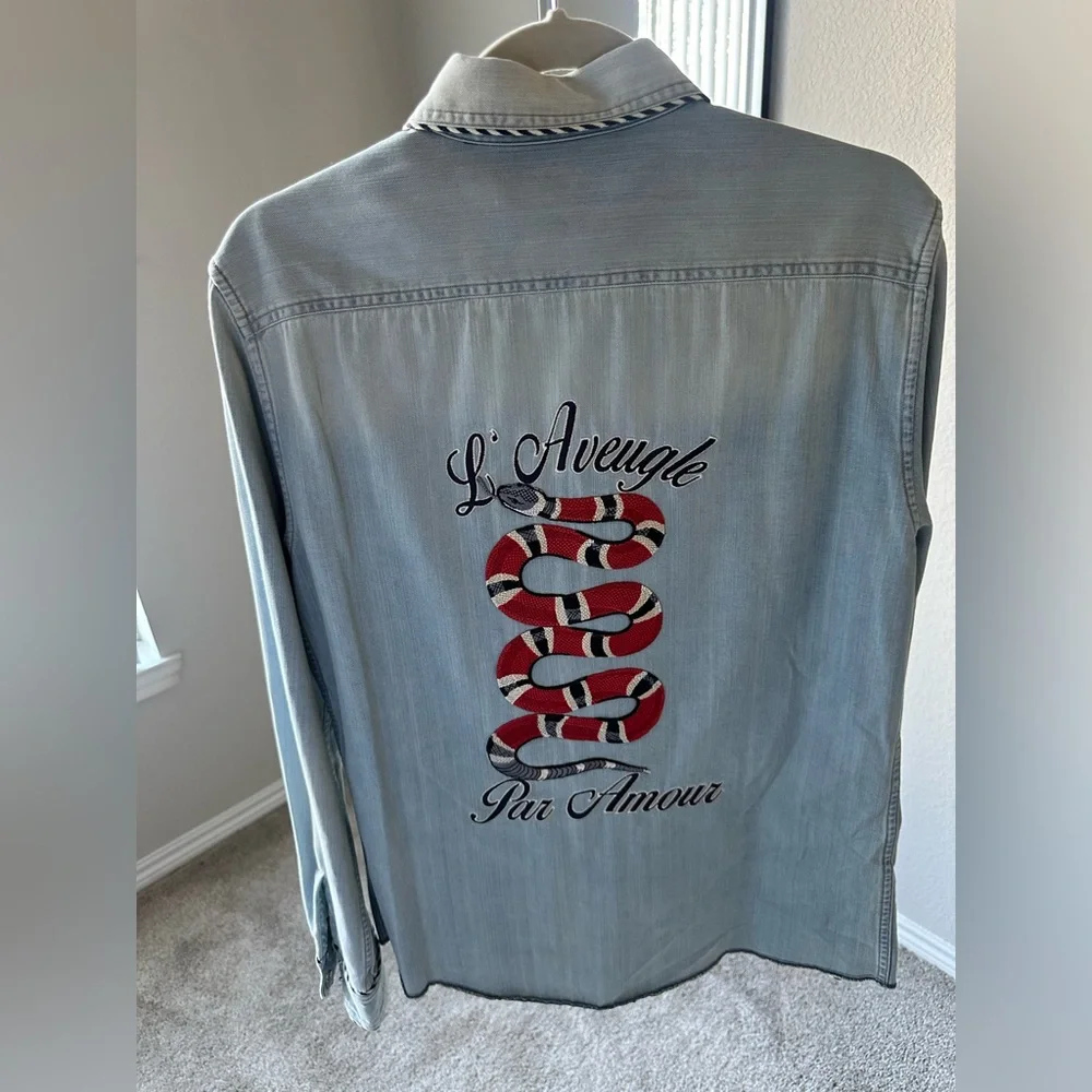 Gucci denim shirt - Picture 2 of 6